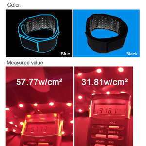 Red Light Heating Belt Red Light Therapy Waist Support Thermal Wrap