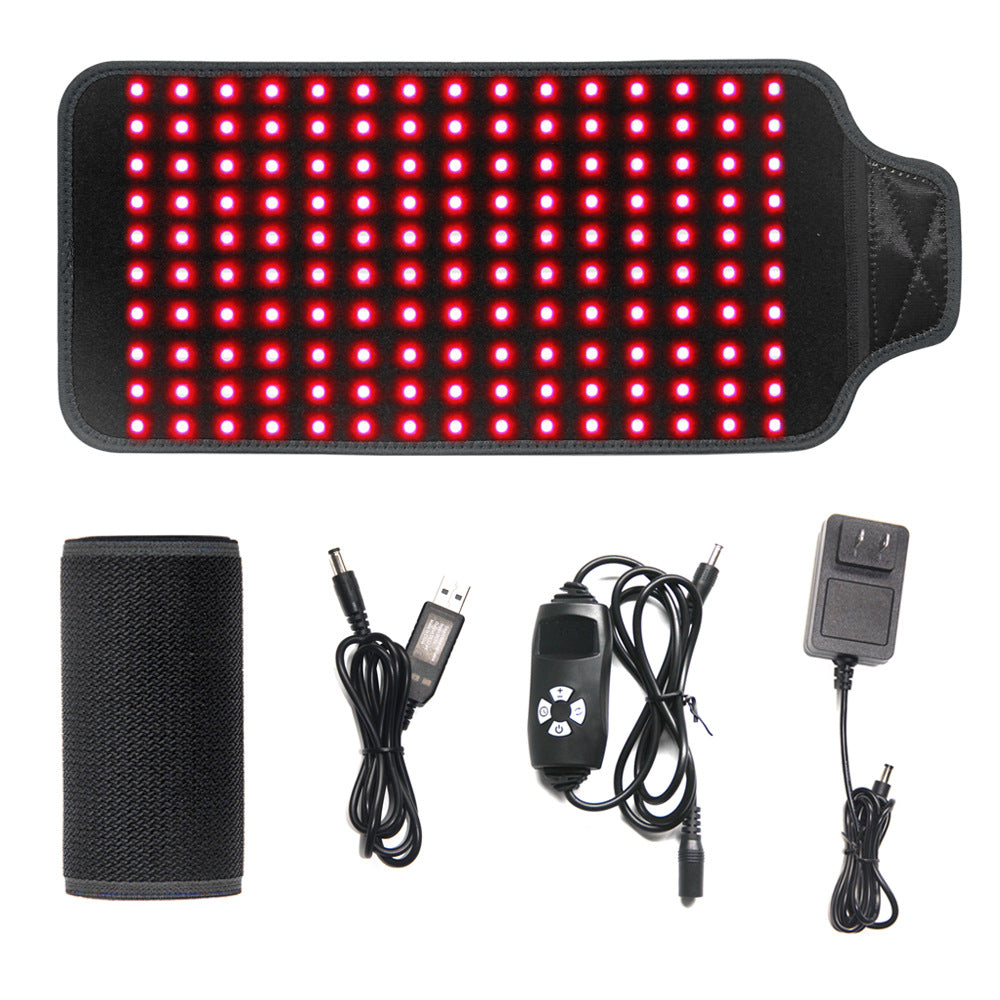 Led Red Light Therapy Belt Infrared Heating Massager For Waist Pain Relief