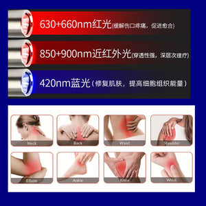 5 Led Red Light Therapy Flashlight Infrared Therapy Lamp Handheld Red Light Therapy Device Beauty Pen