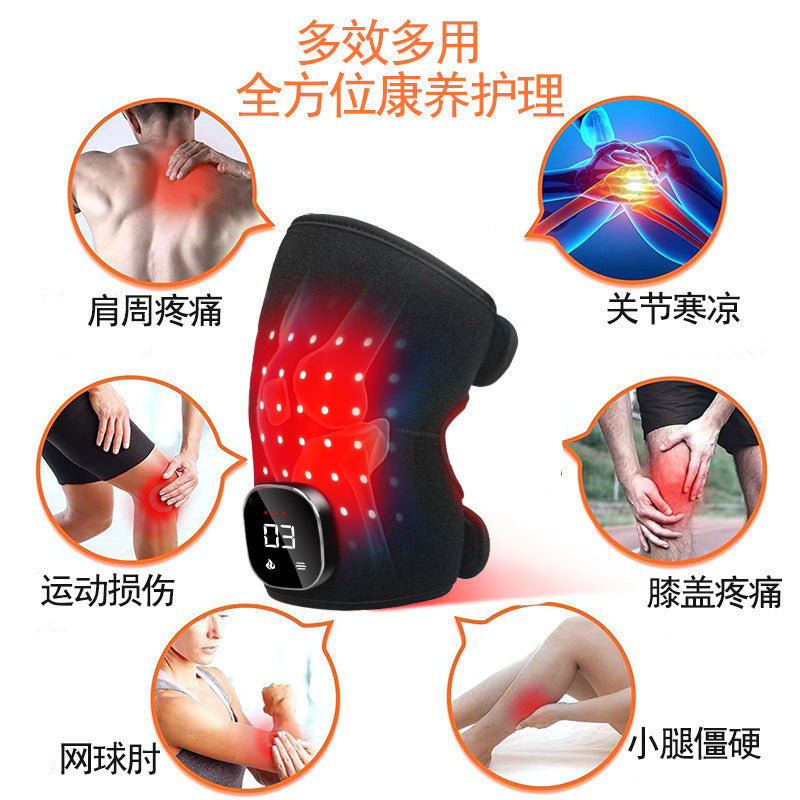 Wireless Red Light Therapy Knee Massager Infrared Shoulder Elbow Heating Pad