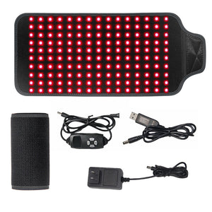 Led Red Light Infrared Pulse Control Timer Facial Beauty Device Portable Therapy