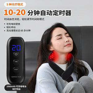 Red Light Therapy Neck Massager Heating Pad For Pain Relief Neck Wrist Beauty Care