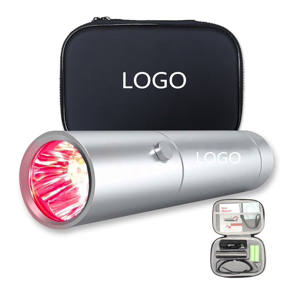 9W Led Infrared Adjustable Therapy Beauty Pen Rechargeable Portable Red Light Therapy Flashlight
