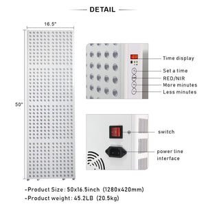 300w 800w 1000w Infrared Beauty Lamp Therapy Light With Timer Function Skin Care Therapy Device