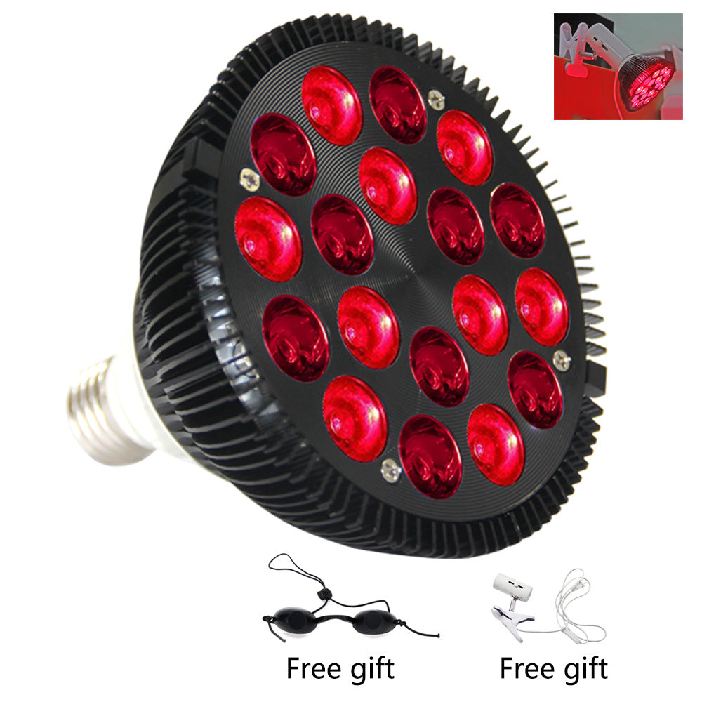 Red Light Infrared Led Therapy Lamp 660Nm 850Nm E27 Clip On Healing Light Fda