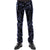 Men's Shiny Faux Leather Biker Pants PVC Vinyl Long Trousers Stage Party Club Multi-Color Sleek Bright Casual