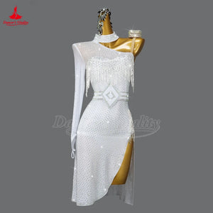 Latin Ballroom Dance Dress Custom Samba Jive Style For Adults And Kids Competition