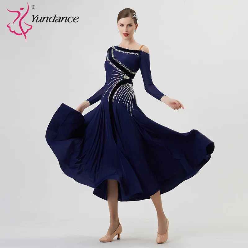 Women's International Standard Ballroom Dance Dress For Stage Performance
