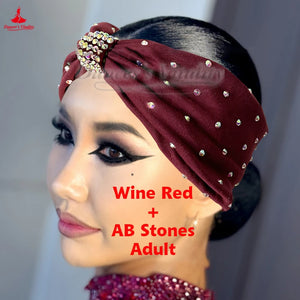 Dance Hair Accessories Women's Multi-Color Rhinestone/Solid Fabric Headbands for Latin Ballroom Dance