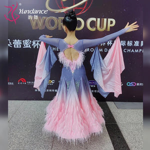 Women's Ballroom Competition Dance Dress Custom Made For Blackpool
