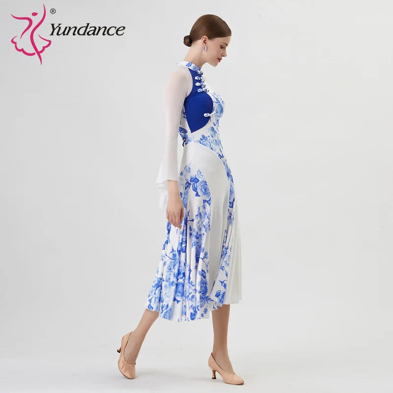 Women's International Standard Ballroom Dance Dress For Stage Performance
