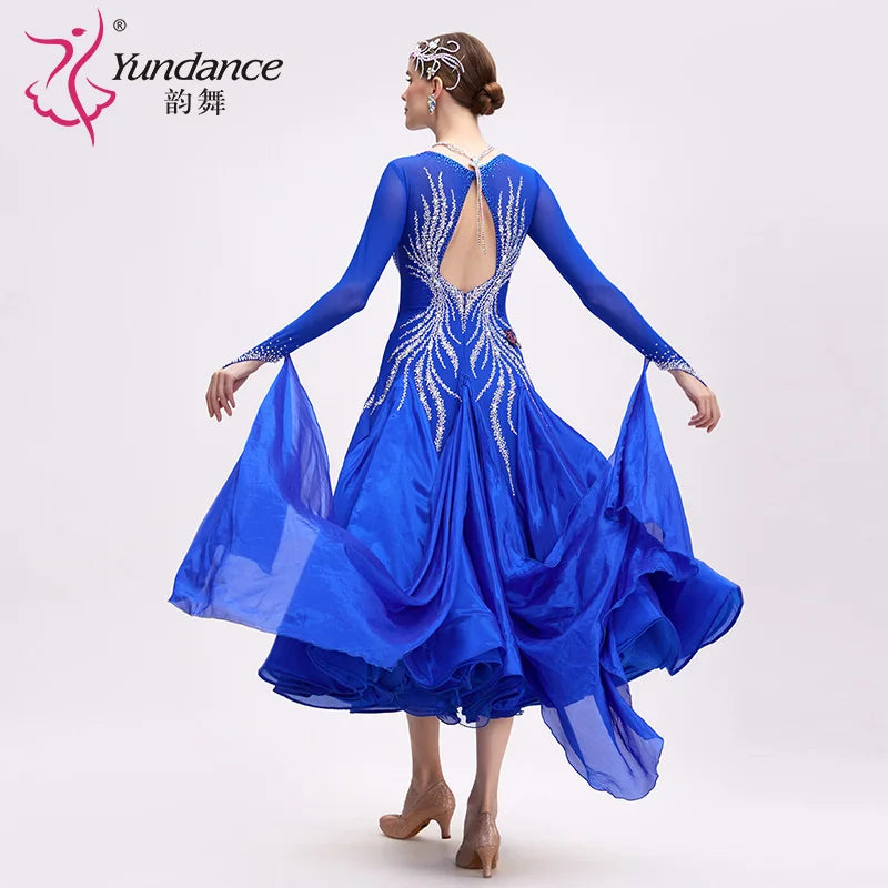Women's Ballroom Dance Dress For Practice, Class, Competition, And Stage Performance