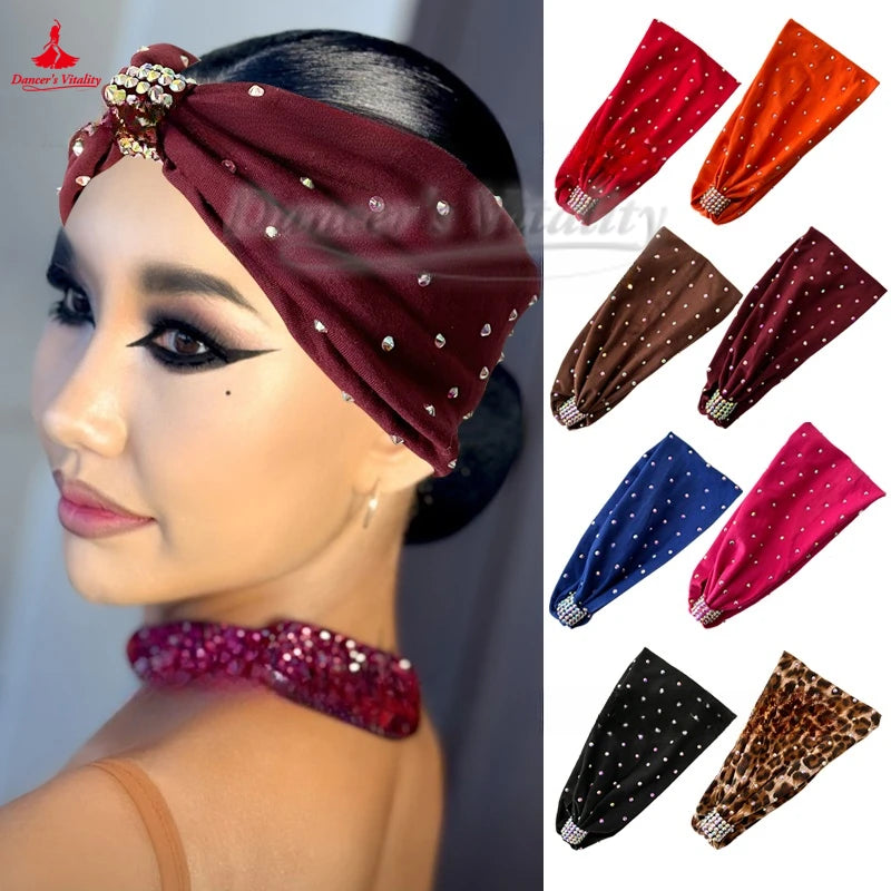 Dance Hair Accessories Women's Multi-Color Rhinestone/Solid Fabric Headbands for Latin Ballroom Dance