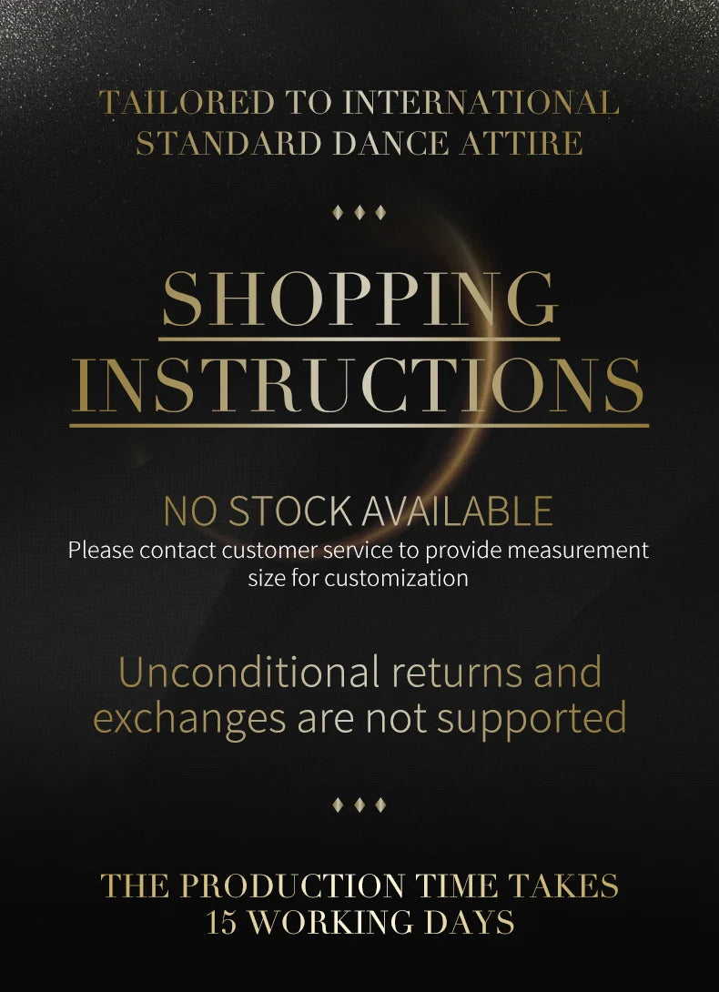 Women's Long Standard Ballroom Dance Dress In Chiffon With Rhinestones For Competition