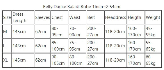 Women's Gold Striped Kaftan Dress with Sequin Trim and Headband for Belly Dance