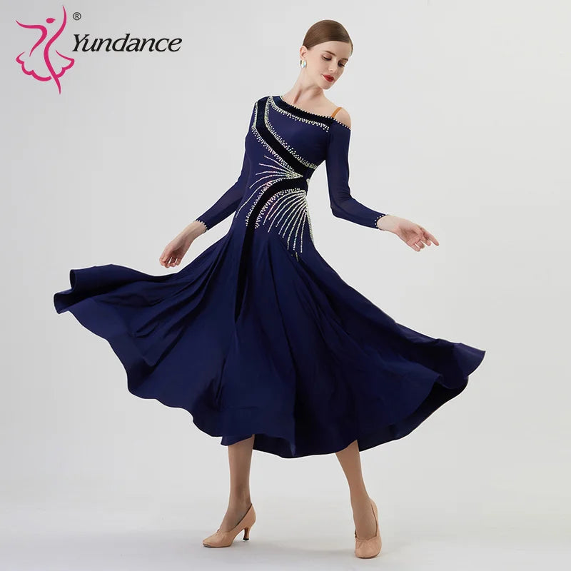 Women's International Standard Ballroom Dance Dress For Stage Performance