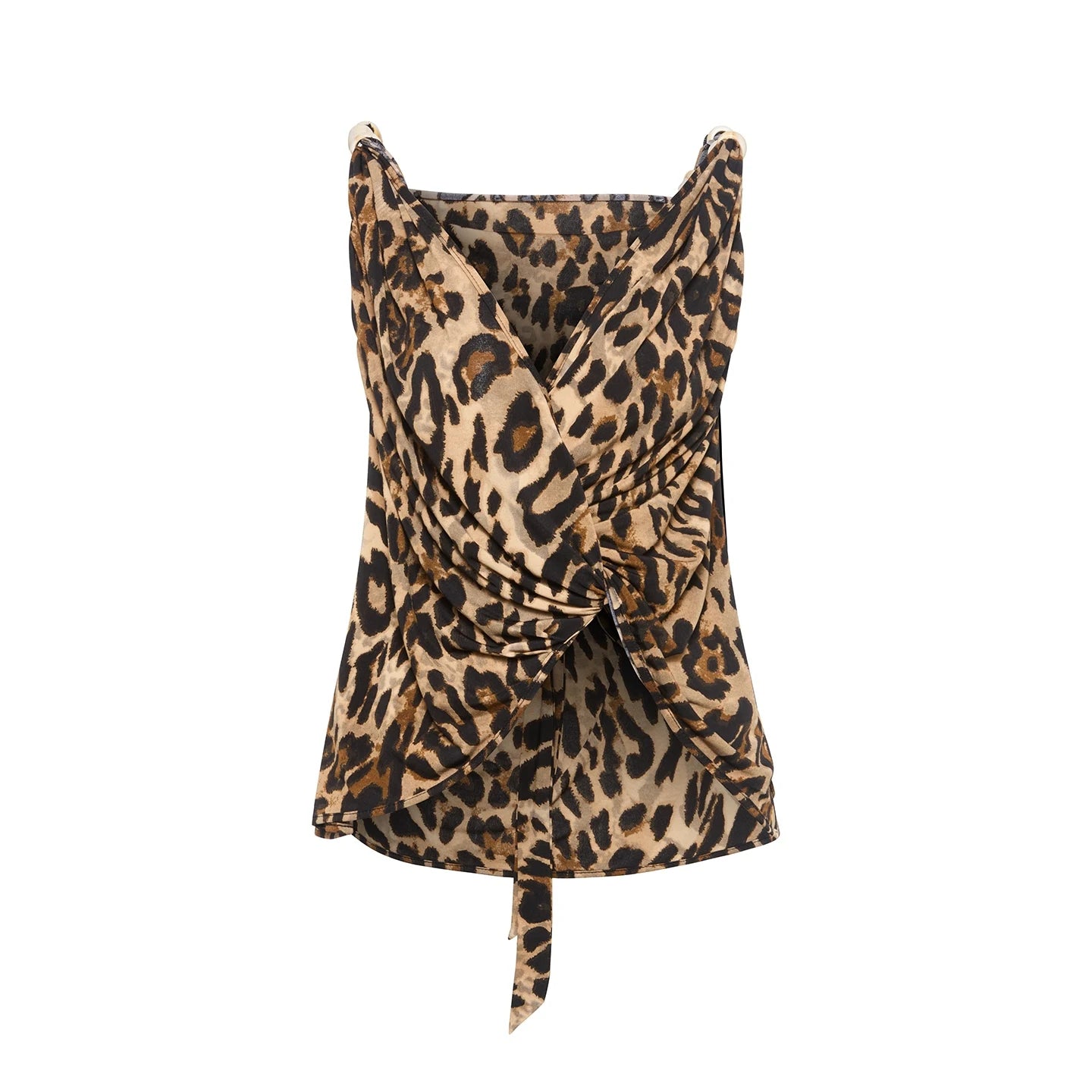 Dance Dress Women's Leopard Print Fringe Latin Dance Rumba Samba Cha Cha Dress