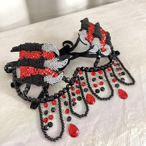 New Handmade Samba Carnival  Wire Bra With Stones Dinosaur Claw Scratches For EDC Festival Rave Carnival BB062