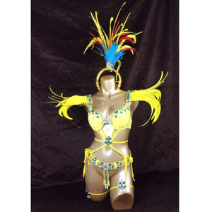 Free Shipping Hot Selling Sexy Samba Rio Carnival Costumes Feather Head Piece Red Color