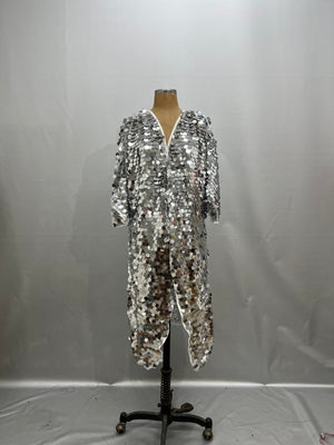 Rave Costumes Long kimono coat stage performance costumes