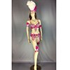 new design top grade new belly dance Samba Carnivel RIO Crystal Bra Costume Outfit Showgirl dancer costume 5 color C1359-6