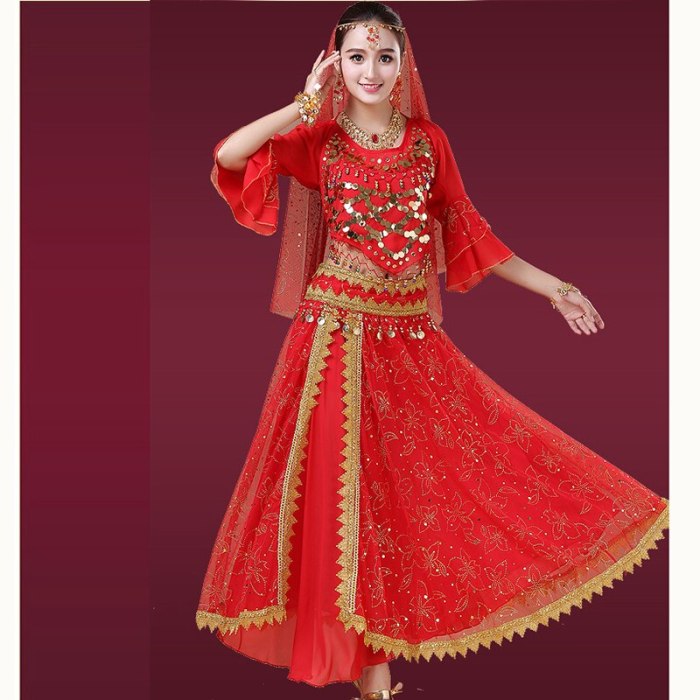 New Lady Belly Dance Costume Sexy Women Bellydance Performance 5pcs Set Dancewear Bellydancing Bollywood Costumes Outfit HY0058