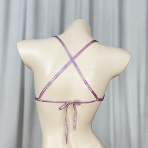 New Style Samba Carnival Handmade Wire Bra With Silver AB sTONES For Performance Costumes