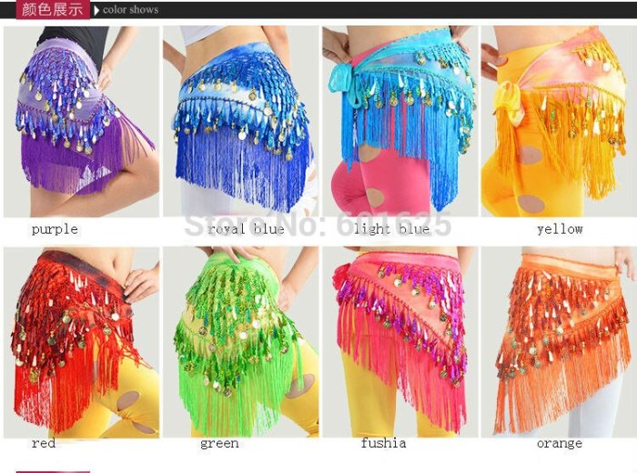 Wholesale new belly dance hip scarf  Belt  HS1402