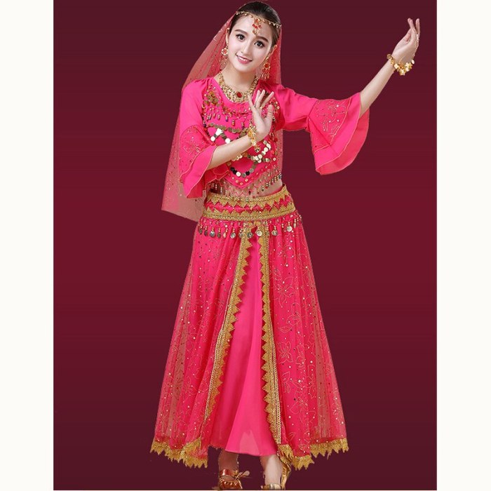 New Lady Belly Dance Costume Sexy Women Bellydance Performance 5pcs Set Dancewear Bellydancing Bollywood Costumes Outfit HY0058