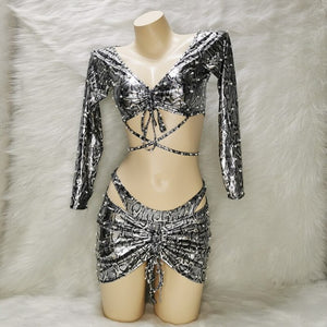 New Sexy Bodysuit Adult Nightclub Stage Costume Party Costume Women Rave EDC Outfit Carnival Stage Performance Clothing ED05