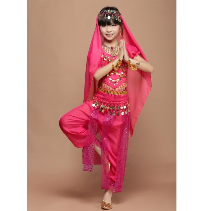 New Kids Belly Dance Costume Childr Indian Dancing Girl's Performance Clothing Children wear 1SET=4PCS  3309