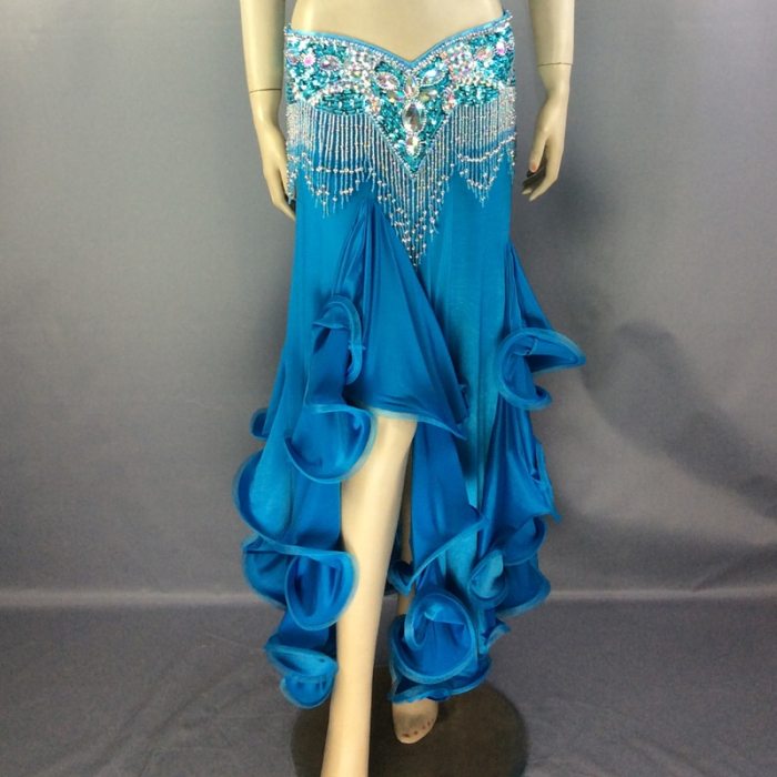 Free shipping New women's belly dance costume Dress belly dance clothes sexy belly dancing Skirt training dress or performance SK38
