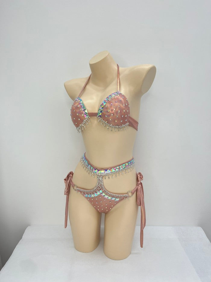 New Arrival Sexy Samba Carnival For Women Handmade costues  stones Samba Suit C050