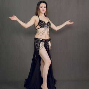 Modern Sexy Tribal belly dance costumes New Performance Gypsy Tribal Dance TF2055