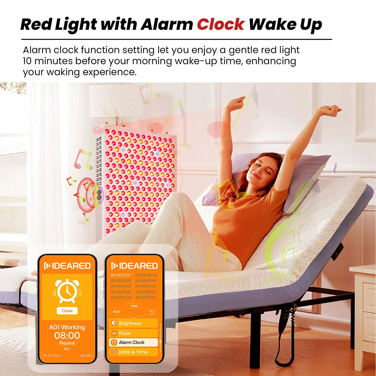 RLPRO600-X2 red light therapy panel specification chart