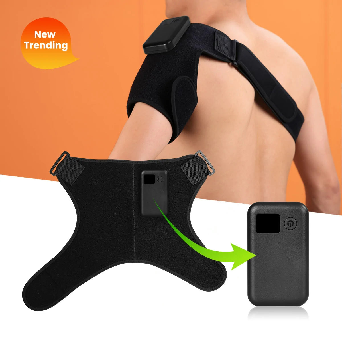 TLS60 red light therapy shoulder wrap, product photo