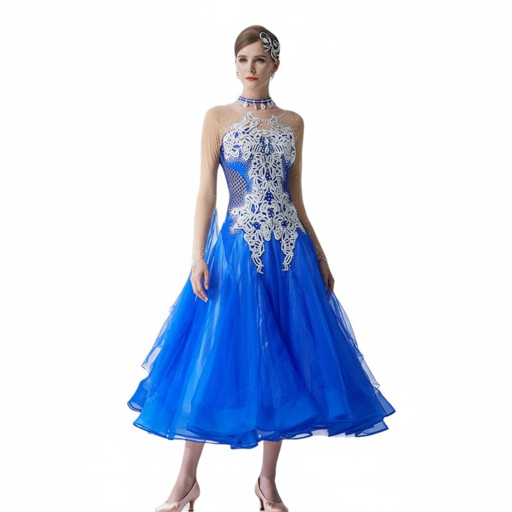 Adult Women's International Standard Ballroom Dance Competition Dress