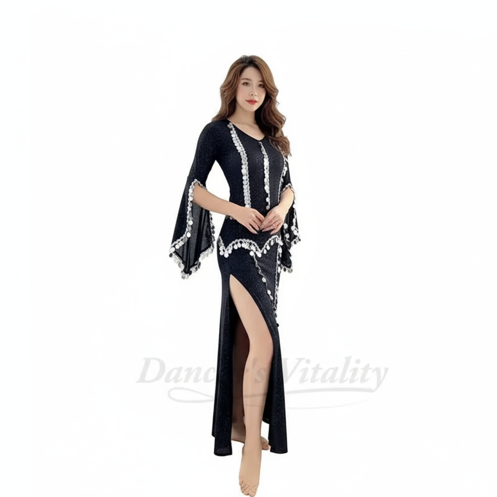 Belly Dance Costume Set With Shaabi, Baladi, Saidi Style For Adults And Kids Performance Competition