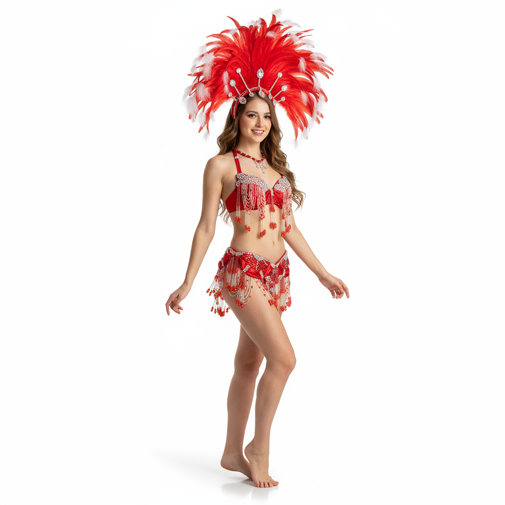 HOT SALEING parade Sexy Samba Rio Carnival Costume Feather Headdress #C1356