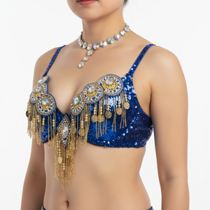 Women's belly dance costumes beads bra belly dancing clothes Bellydance Bead Sequins tops BAR1601