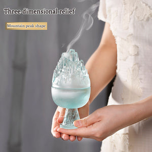 Transparant Color Censer Incense Burner Holder