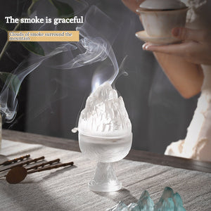 Transparant Color Censer Incense Burner Holder