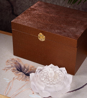 Relaxing Lotus Glazed Incense Burner Censer