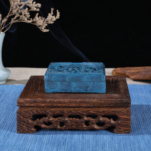 Ancient Blue Censer Incense Burner Kit Set