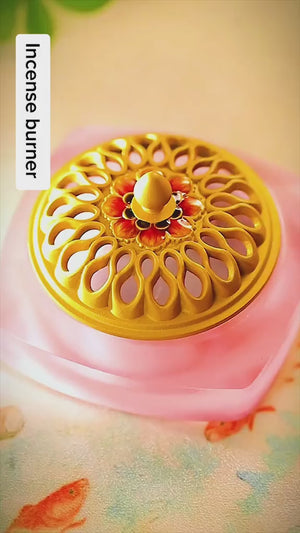 Candy Color Glazed Incense Burner