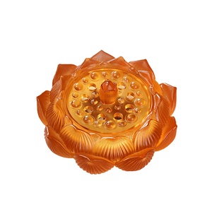 Relaxing Lotus Glazed Incense Burner Censer